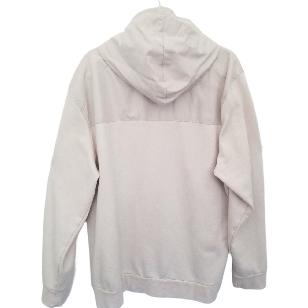 Old Navy Big & Tall Men's Lined Warm Cozy Zip Up Hooded Sweatshirt Cream XXLT - Picture 3 of 6